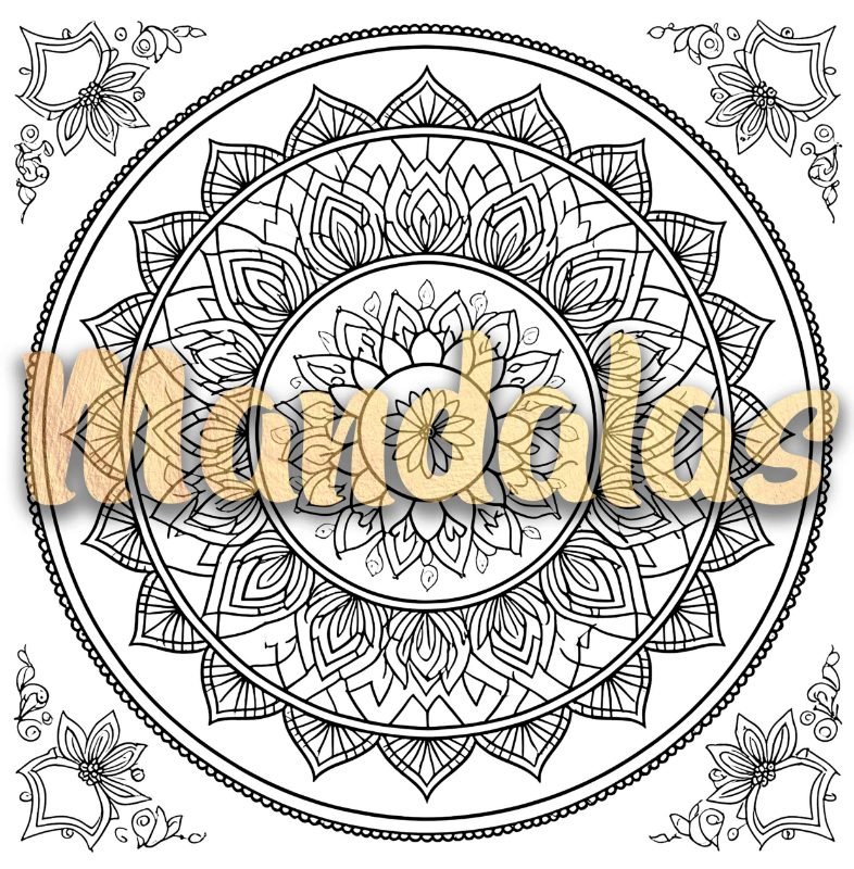 100 Mandalas para la Calma Interior - Libro para Colorear - Imagen 4